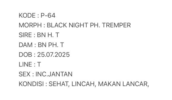 P-64 | BLACK NIGHT H. TREMPER - INC. JANTAN - Image 3
