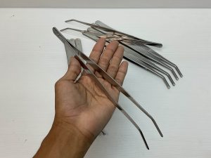 Pinset Bengkok Stainless Panjang - 25 cm